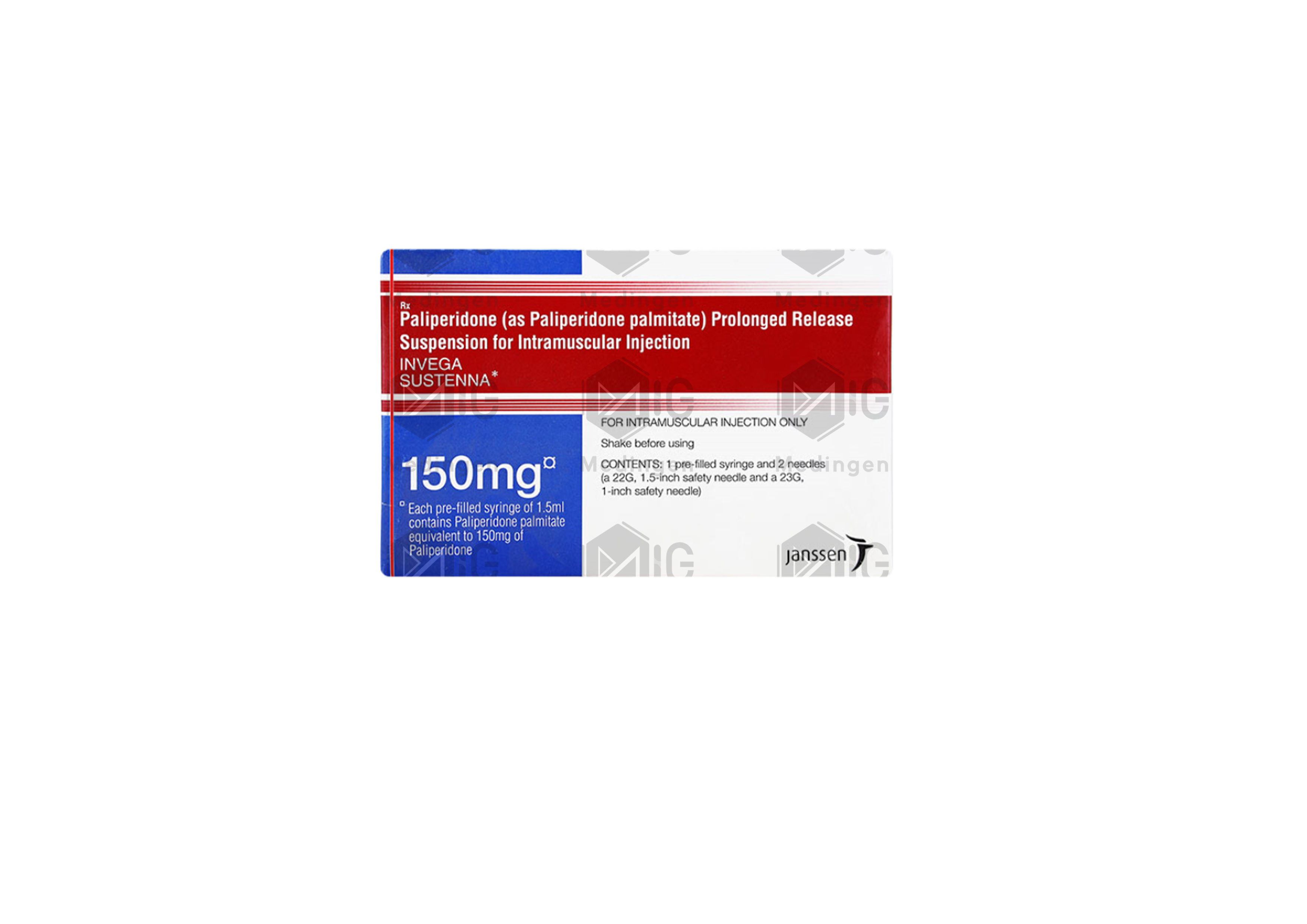 INVEGA SUSTENNA INJECTION 150MG